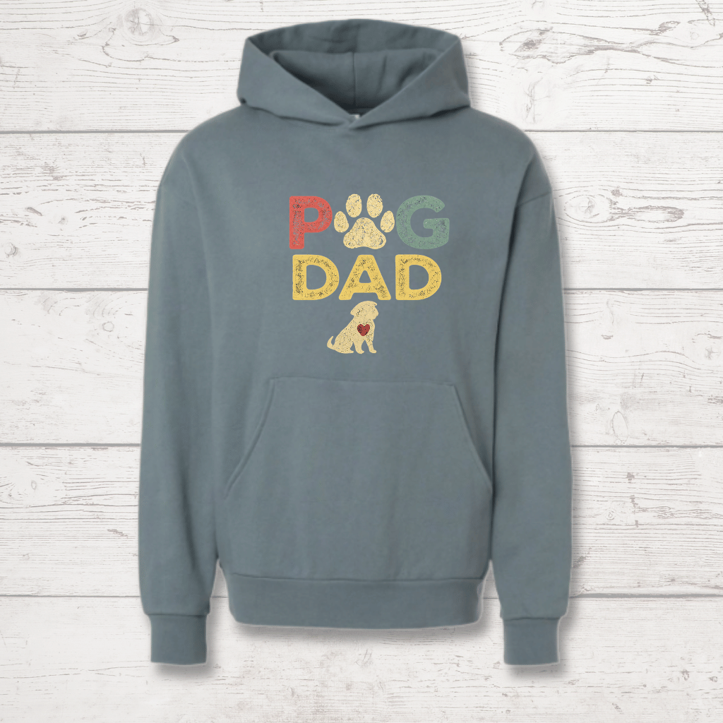 Pug Dad Human Hoodie
