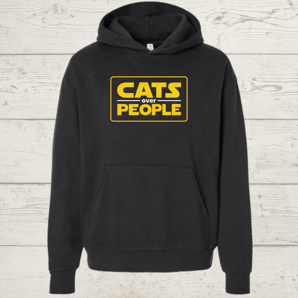 Cats Over People Human Hoodie
