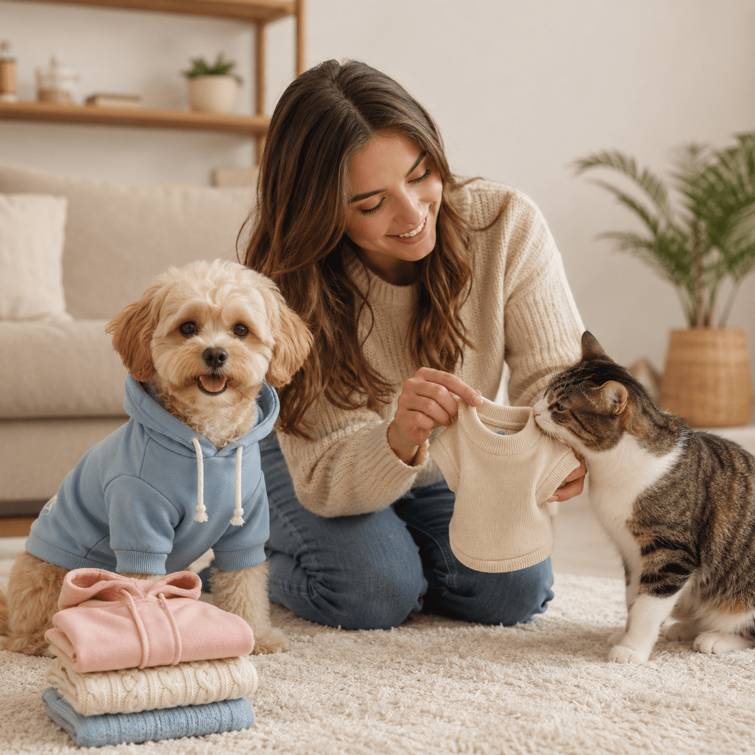 Introducing Your Pet to Clothing for the First Time: What Cat & Dog Parents Should Expect