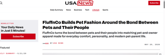 FluffnCo Featured in USA News - FluffnCo