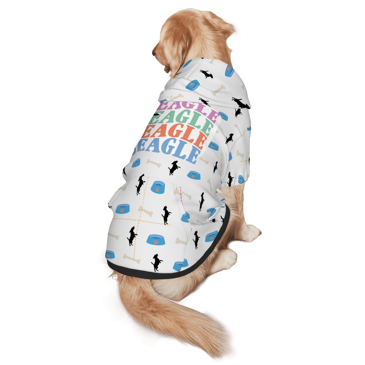 Dog wearing Beagle Lovers Pet-Only Add-On back view
