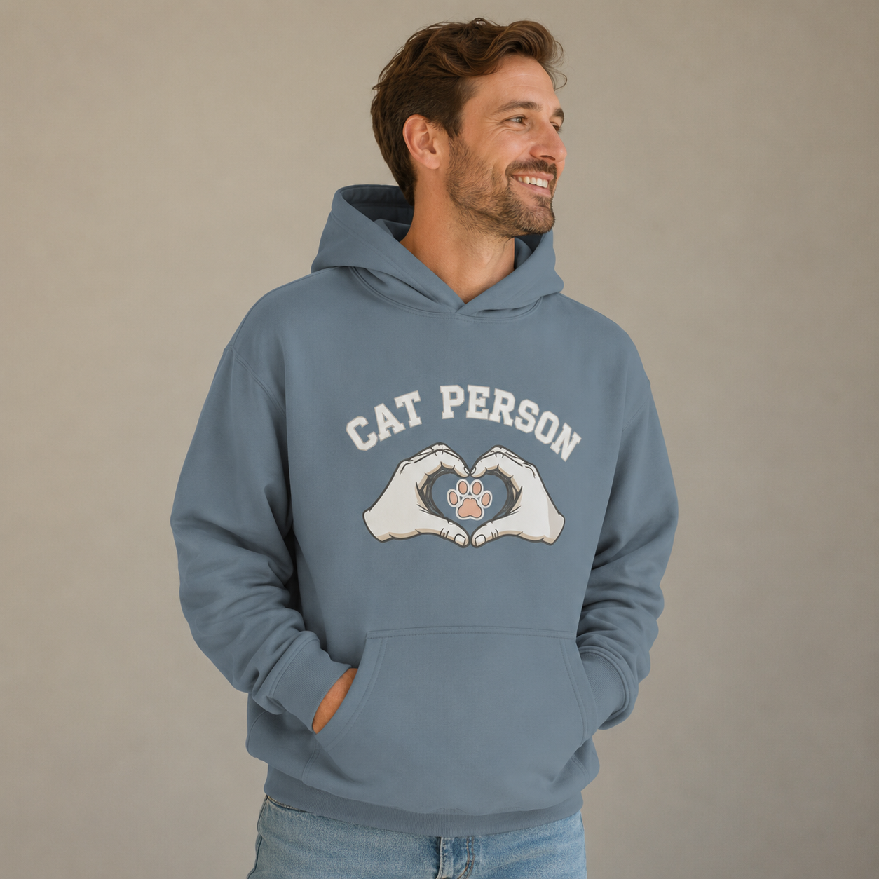 Cat Person Human Hoodie