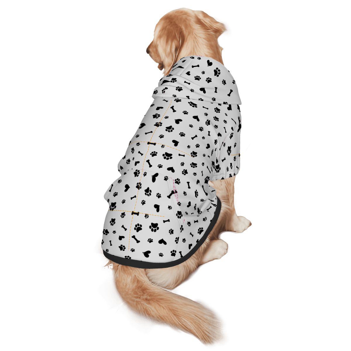  Dog wearing Pet Hoodie Enjoy the Little Things side view 2