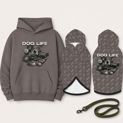 Dog Life Pet & Owner Hoodie Set