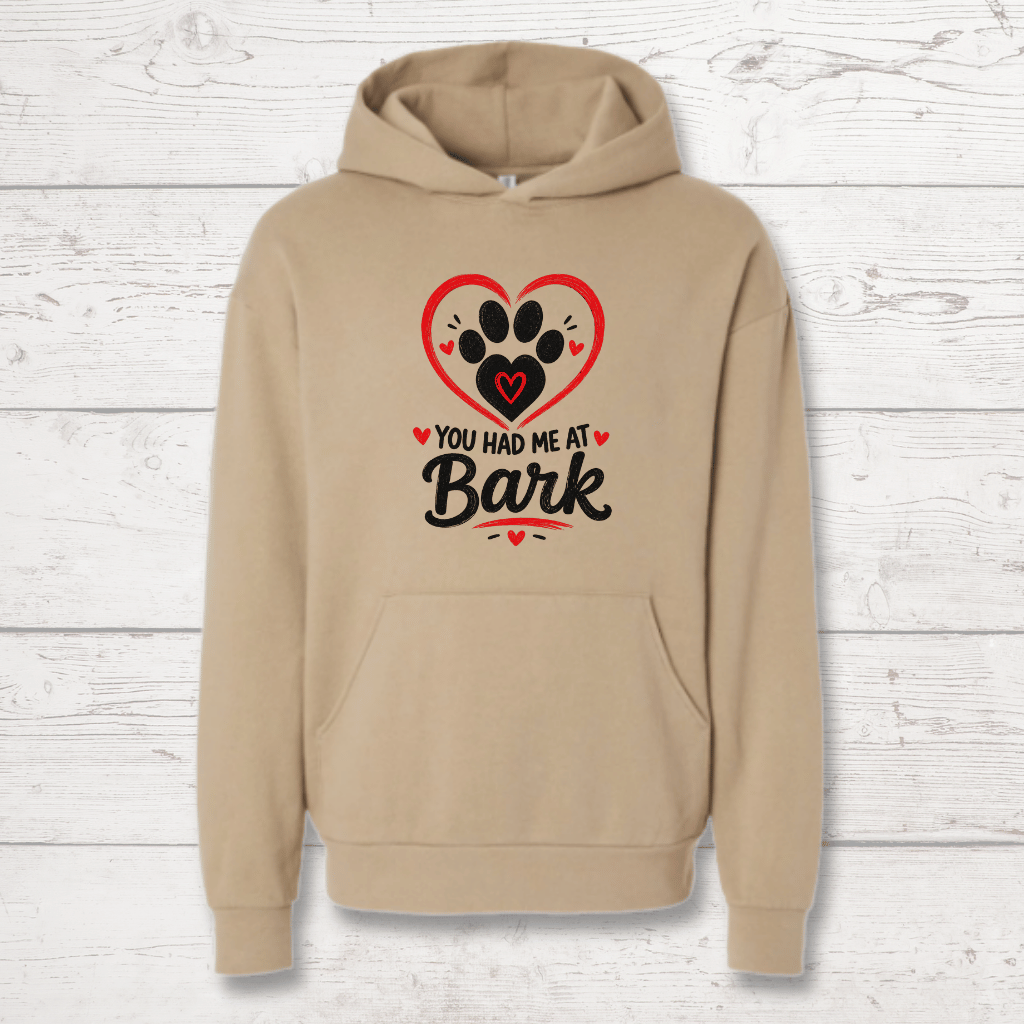 You had me at Bark Human Hoodie