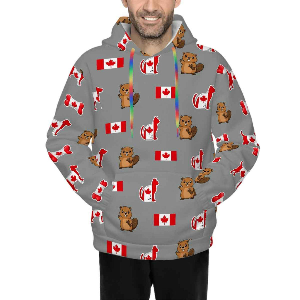 Canada Themed Matching Hoodies for Pet and Owner Set