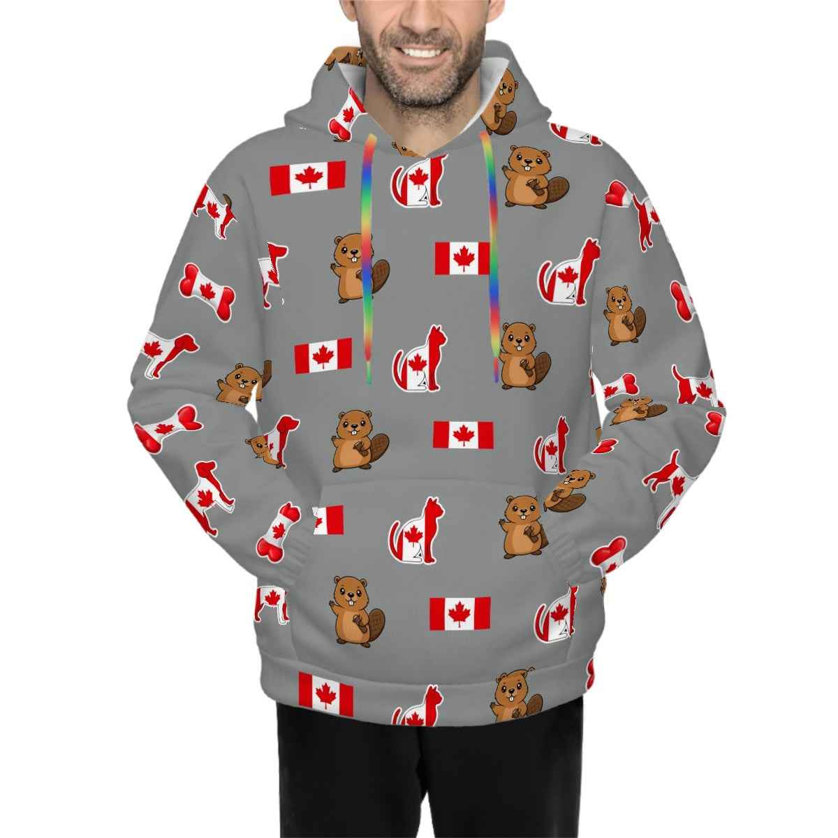 Canada Themed Matching Hoodies for Pet and Owner Set