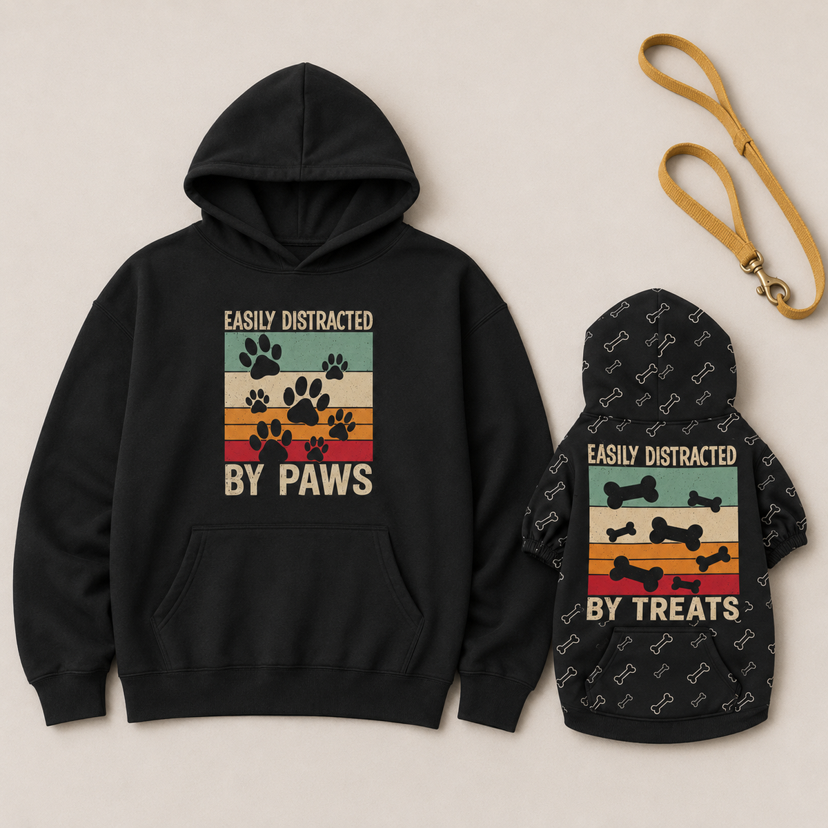 Easily Distracted by Treats Pet Hoodie