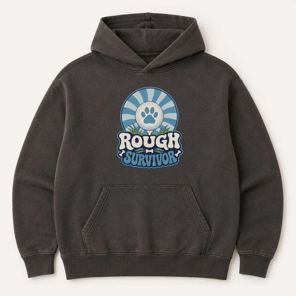 Rough Survivor Golf Human Hoodie