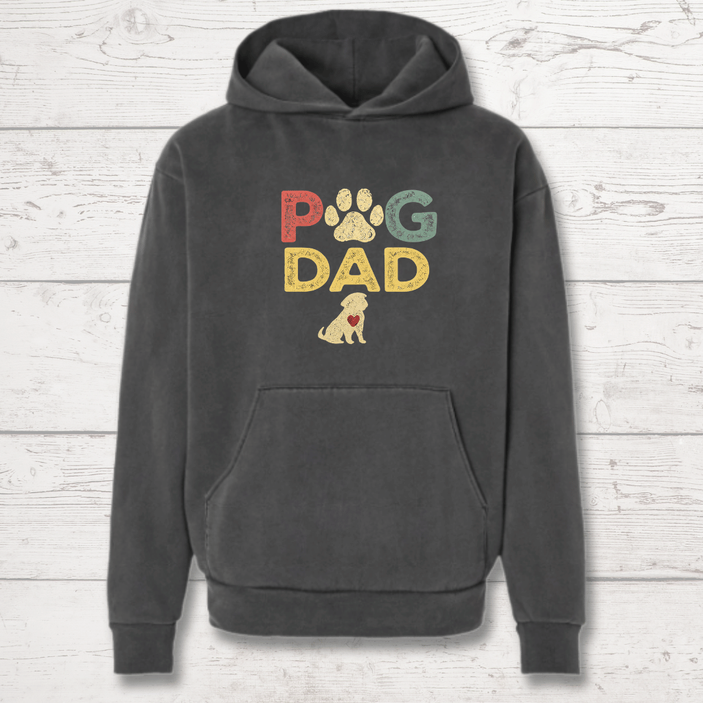 Pug Dad Human Hoodie