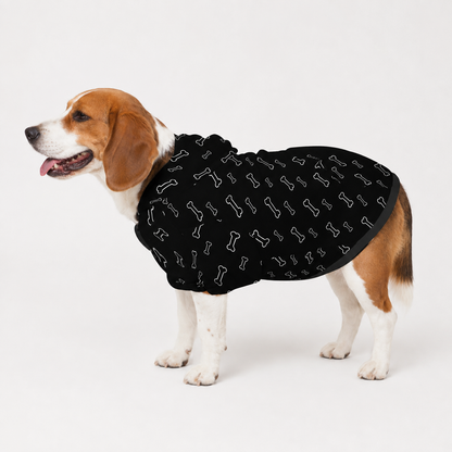Bone Pattern Pet Hoodie - Add on