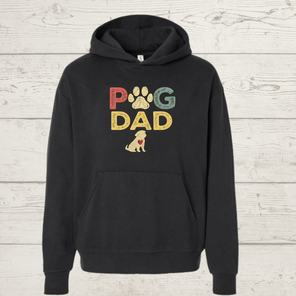 Pug Dad Human Hoodie