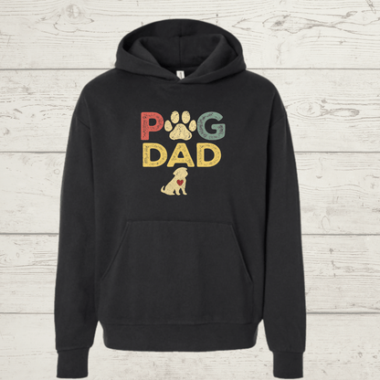 Pug Dad Human Hoodie