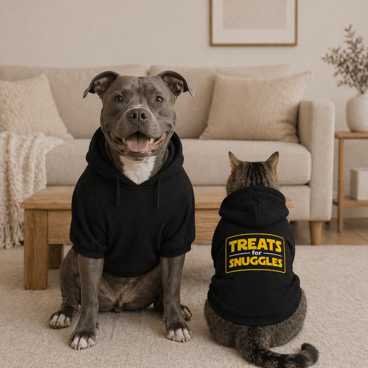 Treats for Snuggles Pet Hoodie
