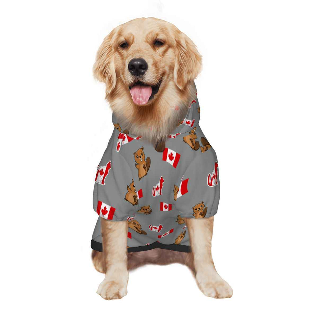 Canada Themed Matching Hoodies for Pet and Owner Set