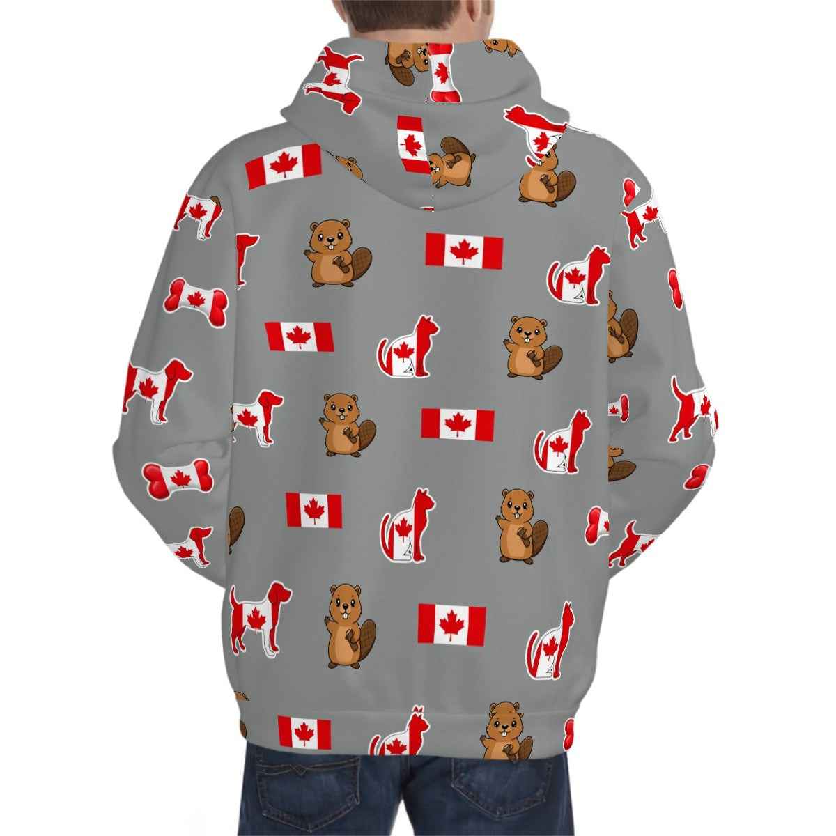 Canada Themed Matching Hoodies for Pet and Owner Set
