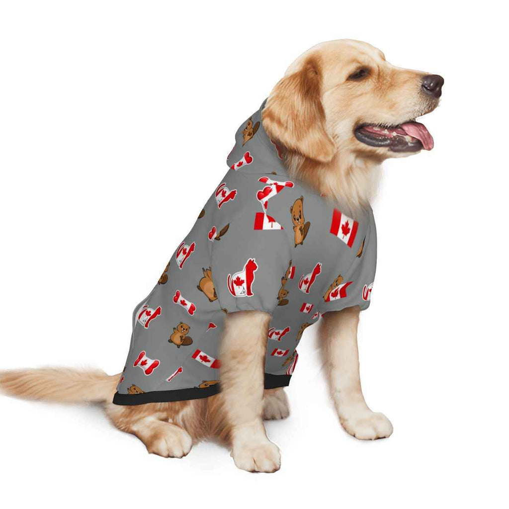 Canada Themed Matching Hoodies for Pet and Owner Set