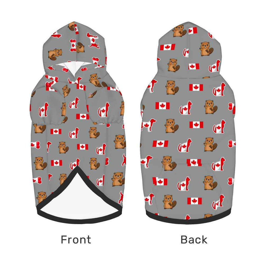 Canada Themed Matching Hoodies for Pet and Owner Set