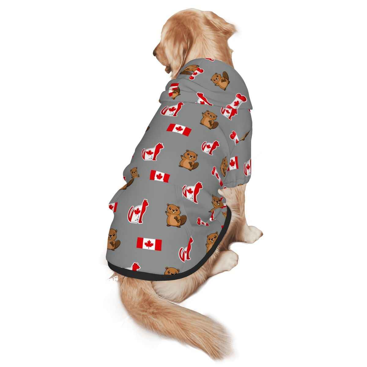 Canada Themed Matching Hoodies for Pet and Owner Set