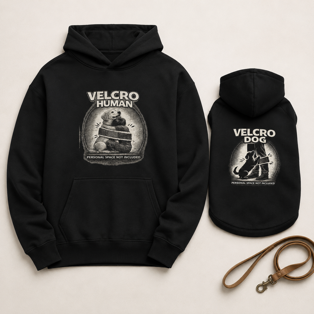 Velcro Human Owner Hoodie