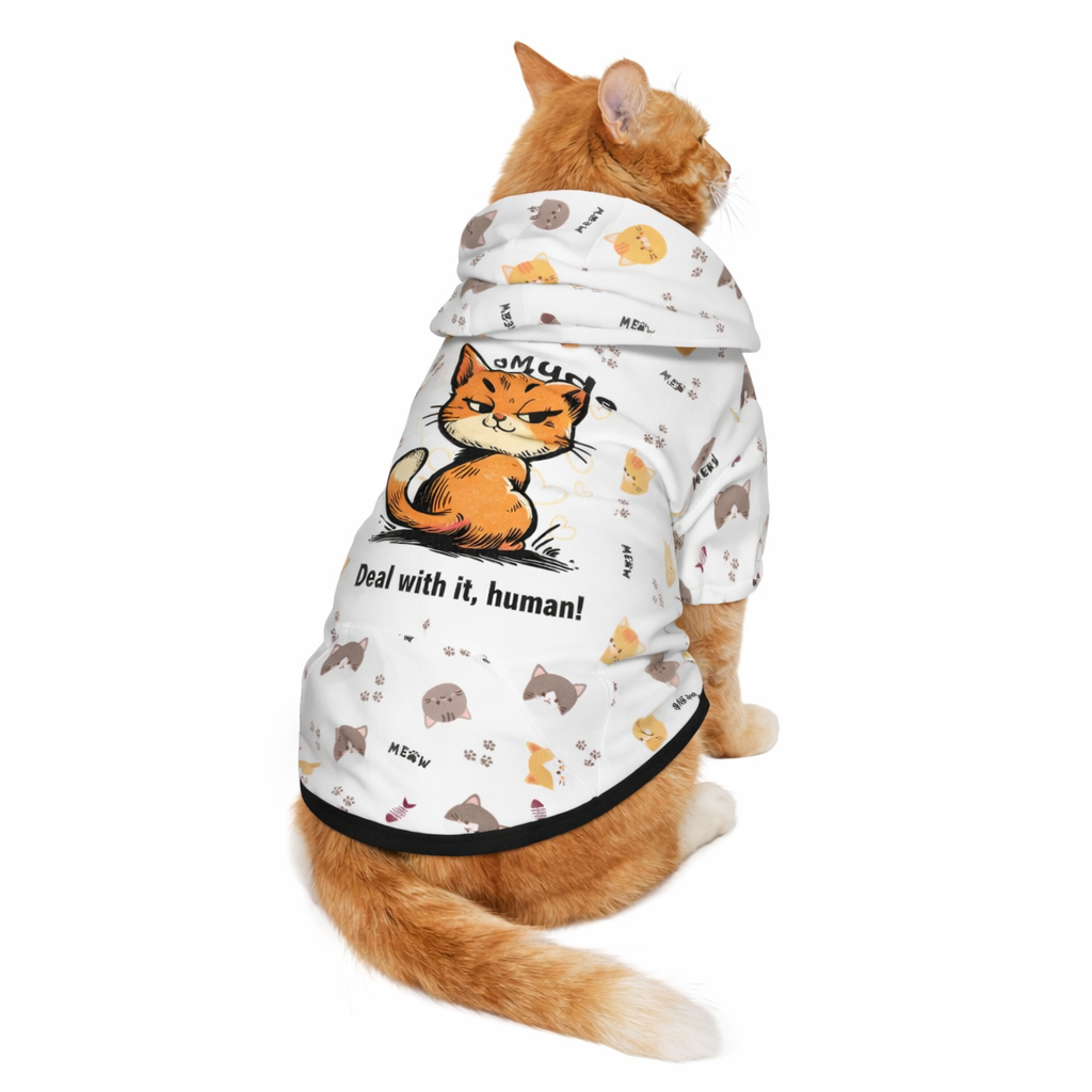 Pet wearing Catitude  Back View