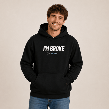 Add on Human Hoodie - I'm Broke Dog Poor - FluffnCoBlue Magicxs