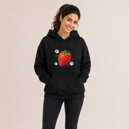 Strawberry Pet and Owner Hoodie Set
