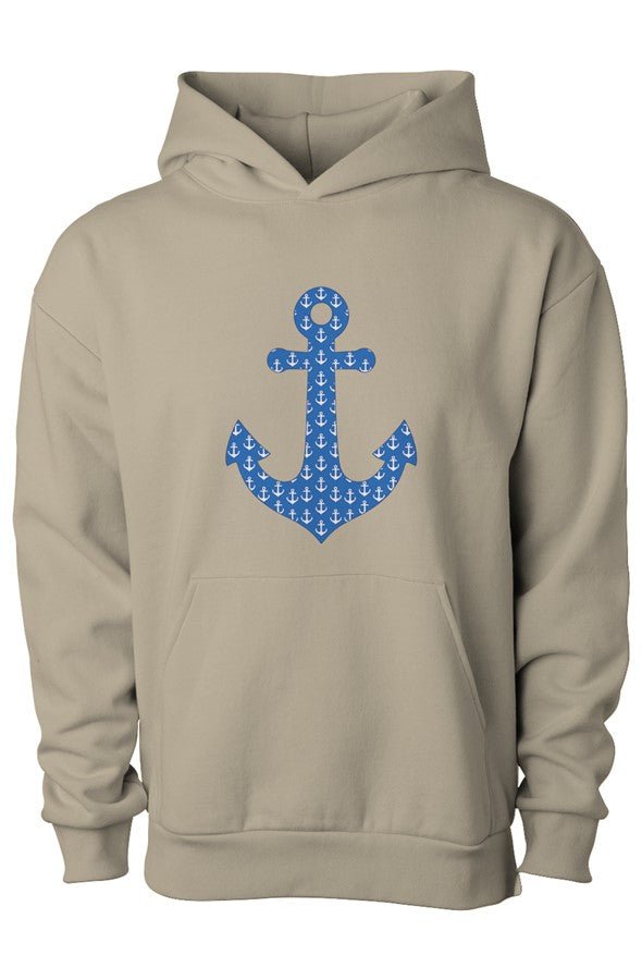 Anchor Matching Dog & Owner Hoodie Set - FluffnCoSandstonexsSmatchingset