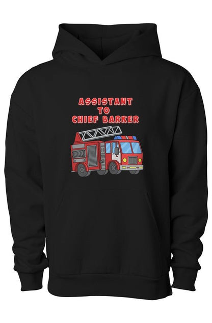 Assistant to the Chief Matching Dog & Owner Hoodie Set - FluffnCoBlackxsSmatchingset