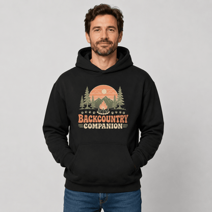 Backcountry Companion Hiking Pet & Owner Hoodie Set - FluffnCoPigment BlackxsScats