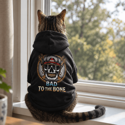 Bad to the Bone Human Hoodie - FluffnCoSandstonexsAddonhuman only