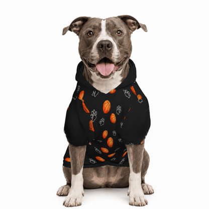 Basketball Head Coach & Mascot Pet and Owner Hoodie Set - FluffnCoPigment BlackxsS