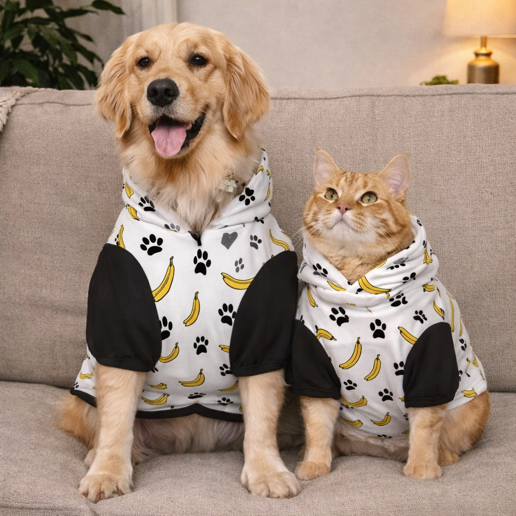 Emotional Support Human and Dog Pet and Owner Hoodie Set
