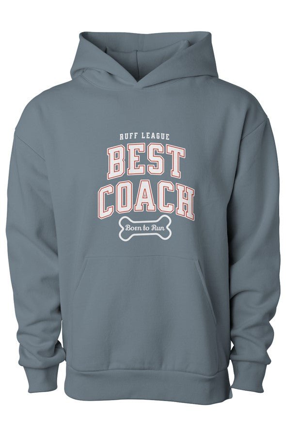 Best Coach Human and Pet Player Hoodie Set - FluffnCoSBlackSmatchingset