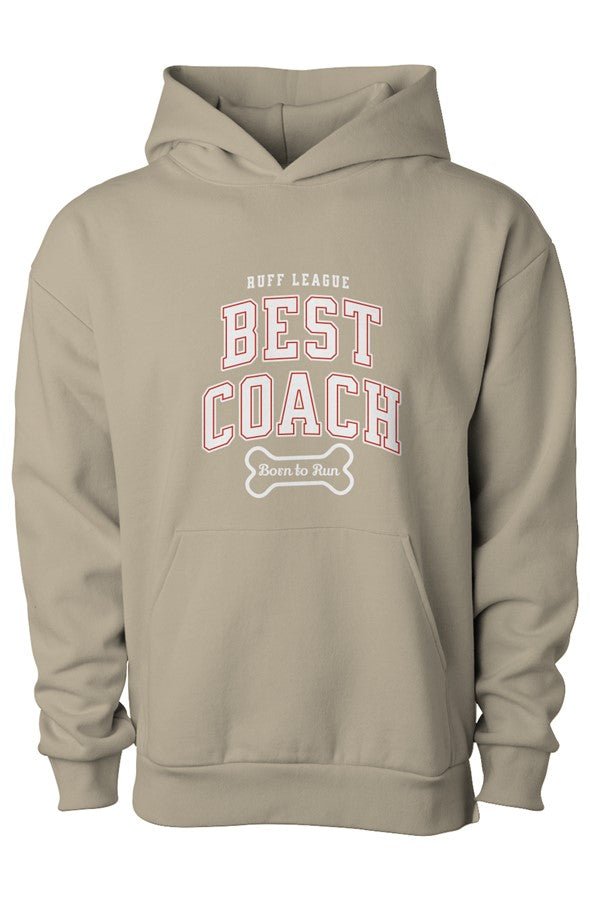 Best Coach Human and Pet Player Hoodie Set - FluffnCoSBlackSmatchingset
