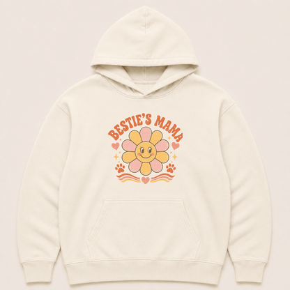 Bestie's Mama Human Hoodie - FluffnCoIvoryxshuman only