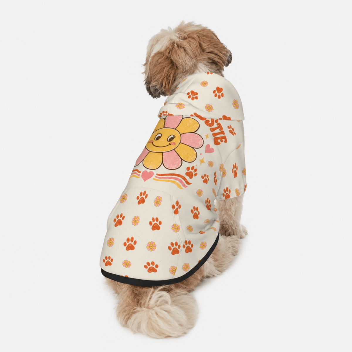 Bestie's Mama & Mama's Bestie Matching Dog & Owner Hoodie Set - FluffnCoIvoryxsS