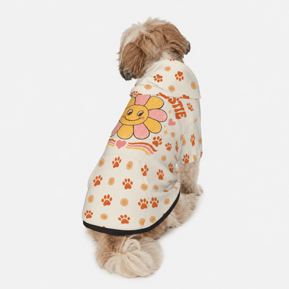 Bestie's Mama & Mama's Bestie Matching Dog & Owner Hoodie Set - FluffnCoIvoryxsS
