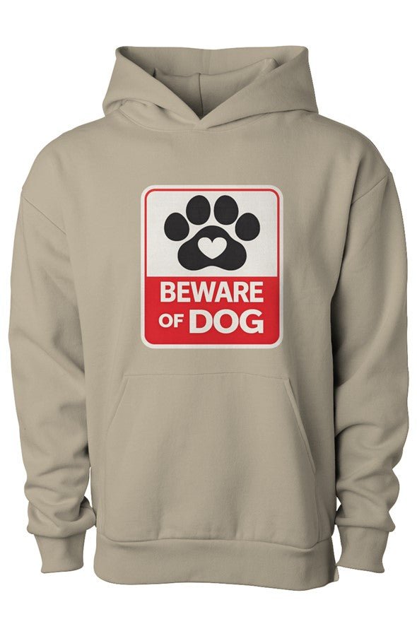 Beware of Dog Matching Dog & Owner Hoodie Set - FluffnCoSandstonexsSmatchingset