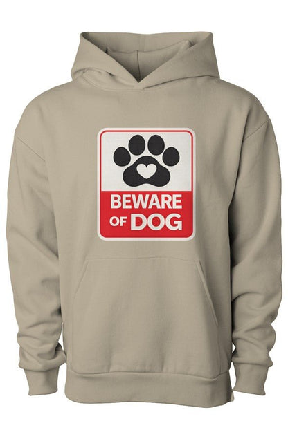 Beware of Dog Matching Dog & Owner Hoodie Set - FluffnCoSandstonexsSmatchingset
