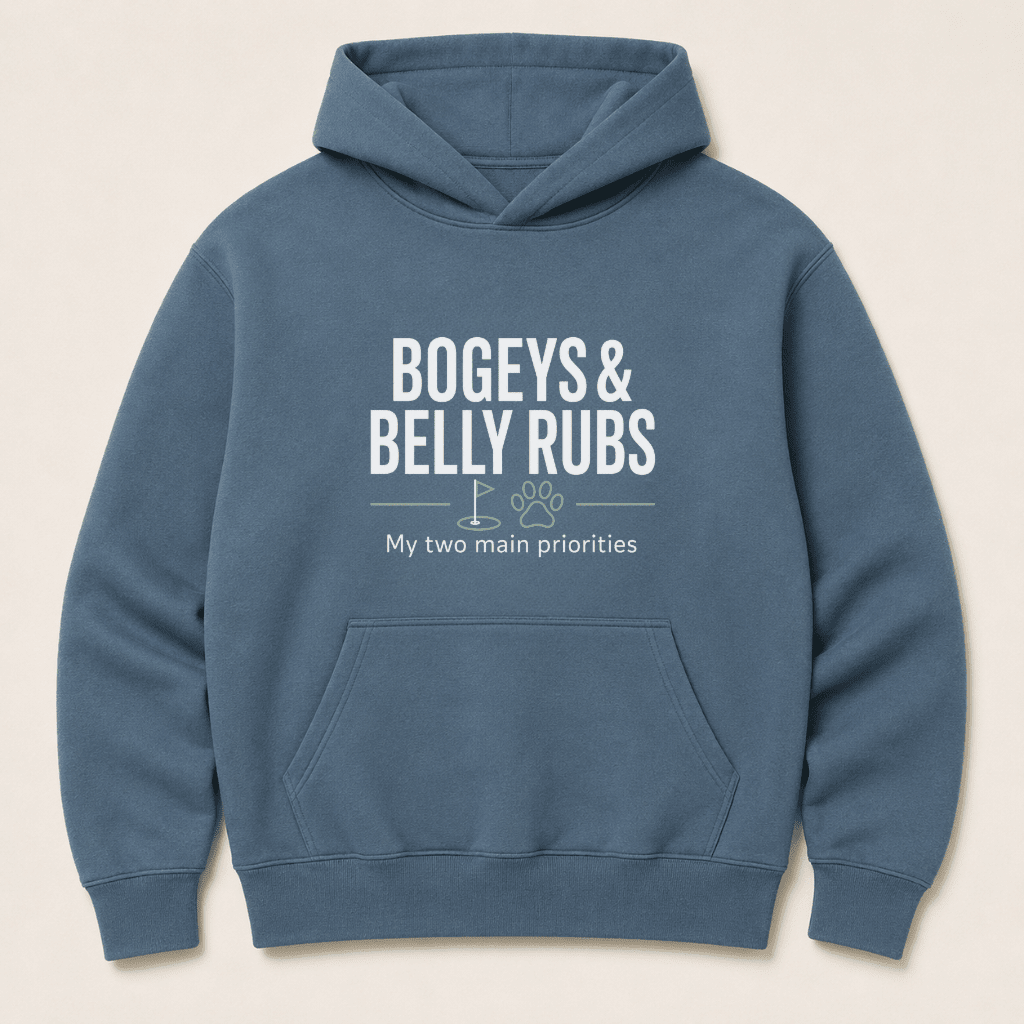 Bogeys and Belly Rubs Human Hoodie - FluffnCoblackxshuman only