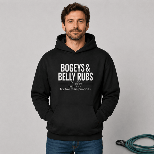 Bogeys and Belly Rubs Pet and Owner Hoodie Set - FluffnCoblackxsS