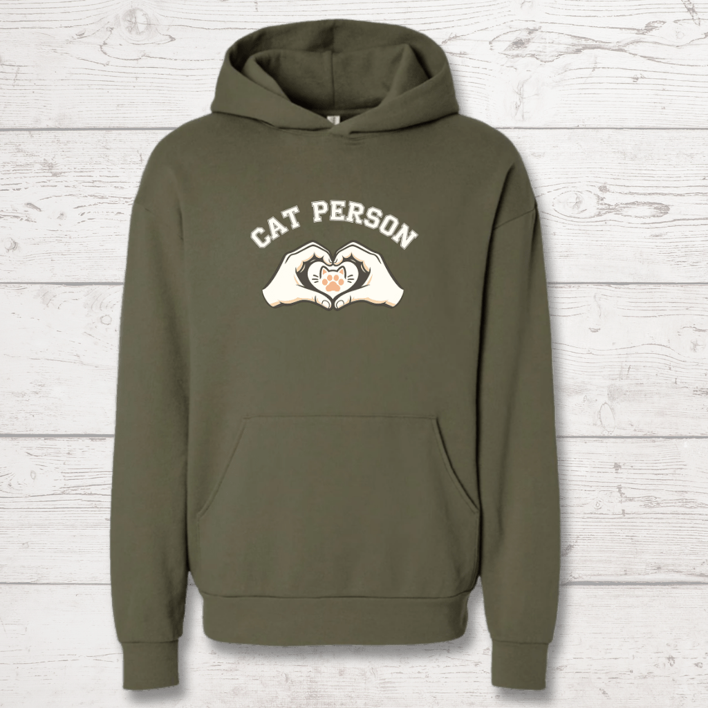 Cat Person Human Hoodie - FluffnCoBlue Magicxscats