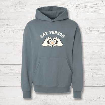 Cat Person Human Hoodie - FluffnCoBlue Magicxscats