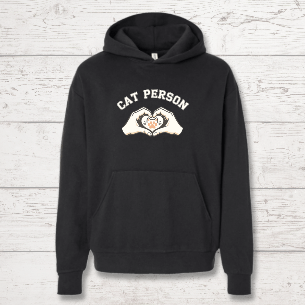 Cat Person Human Hoodie - FluffnCoBlue Magicxscats