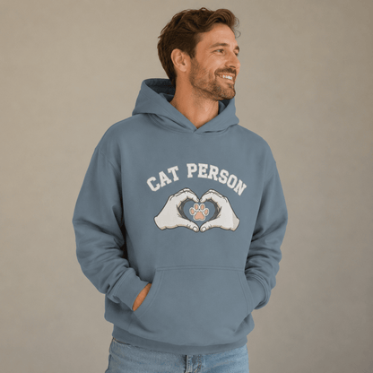 Cat Person Human Hoodie - FluffnCoBlue Magicxscats