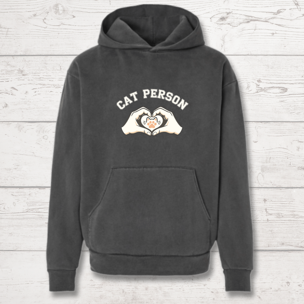Cat Person Human Hoodie - FluffnCoBlue Magicxscats