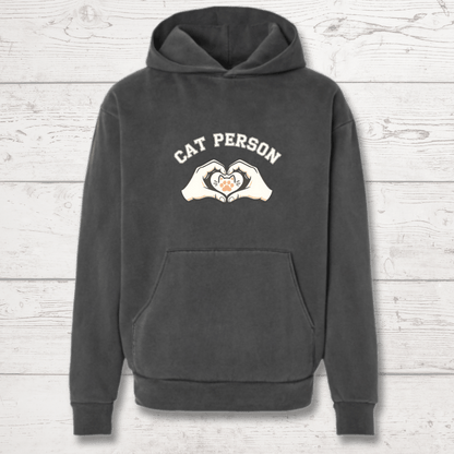 Cat Person Human Hoodie - FluffnCoBlue Magicxscats