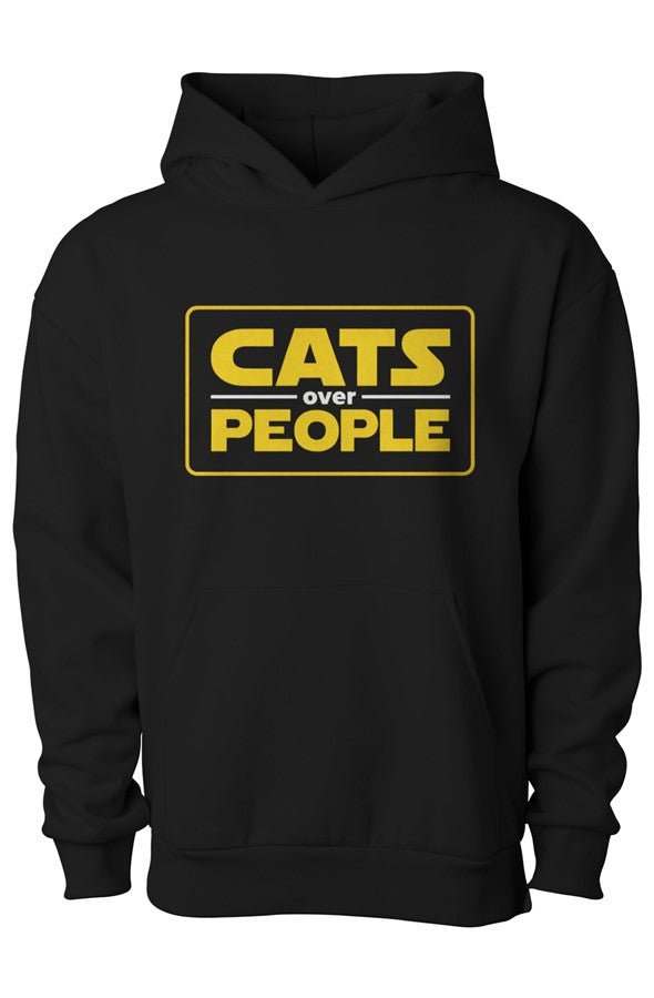 Cats Over People Matching Pet & Owner Hoodie Set - FluffnCoSblackxsmatchingset