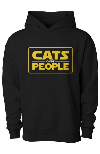 Cats Over People Matching Pet & Owner Hoodie Set - FluffnCoSblackxsmatchingset